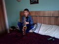 Matteo Mihali,la saxofon,la varsta de 10 ani, ascultare Nicu Anghel Ministeru Live