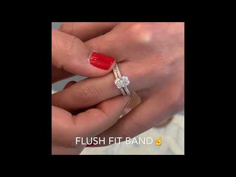 1.2 carat radiant cut diamond ring