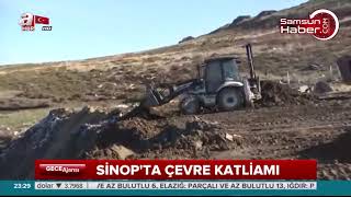 Sinop'ta çevre katliamı: Çöplüğe döndü