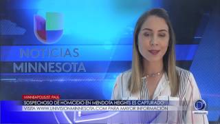 SOSPECHOSO DE HOMICIDIO EN MENDOTA HEIGHTS ES CAPTURADO