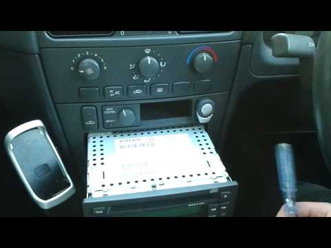 How to remove Volvo Radio and input security code