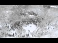 Bataille geante de boules de neige dans un parc a Washington DC !