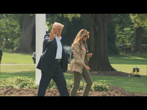 Trump visits Texas after flood