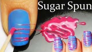 Sugar Spun Nail Art Tutorial