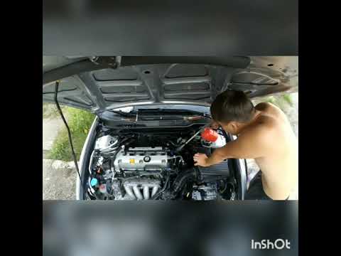 Мойка двигателя Honda Accord 7