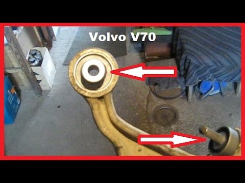 Volvo V70. Замена сайлентблоков передних рычагов