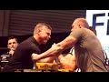 FitX 2013 - John Brzenk $1000 Arm Wrestling Challenge Vs Lars Rørbakken
