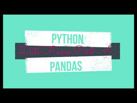 Python Pandas DataFrames Part – 4