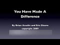 Teacher Appreciation Song: A Song for Teachers - You Have Made A Difference