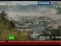 Japan Earthquake: Helicopter aerial view video of giant tsunami waves