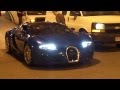 Bugati Veyron and 1970 Dodge Charger RT Leaving 2012 Canadian International Autoshow