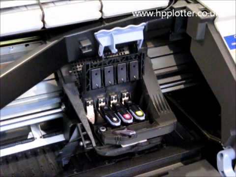 HP DesignJet 500 repair- Replacing print head. Duration: 2:21. Total Views: 26,950