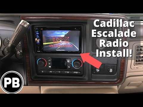 Cadillac Escalade Boss Touch Screen Stereo Install