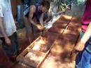 Ręczna produkcja cegieł z gliny