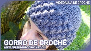 DE 5 COMO TEJER GORRO BOINA ESTILO REGGAE CON PUNTO BODOQUE POPCORN