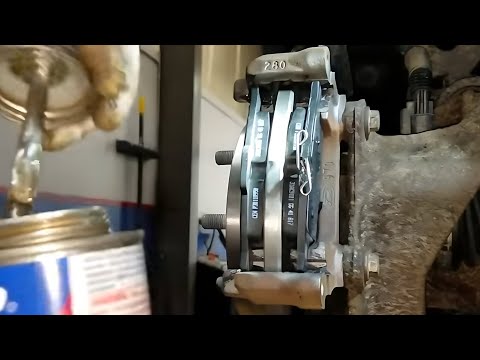 How to Compress Rear Brake Caliper "No Special Tools"