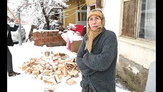 Odunu getirdiler, kırdılar ve taşıdılar: Çorum Belediyesi
