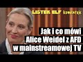 Wywiad z Alice Weidel pokazuje stosunek niemieckiego establishmentu do AFD. (plus polski akcent!)