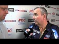 Phil Taylor after epic Semi-Final win over Gary Anderson at the BetVictor World Matchplay 2014