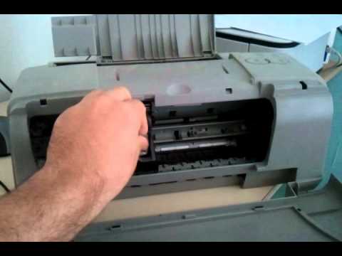 How to remove the print head off a canon ip1500. Duration: :17. Total Views: 2,968