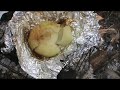 Wilderness Cooking: Venison Steak Recipe, Baked Onion Soup Recipe & Duct Tape Fire Pack Demo.