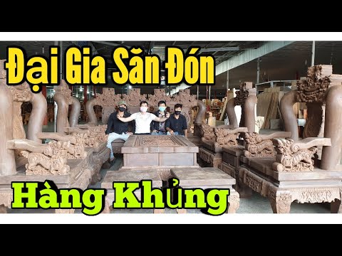 Hàng khủng Nghê Mun Cột 18 Mặt Dày 8 cm nhiều ĐẠI GIA SĂN ĐÓN |Đồ Gỗ Trâm Anh| Số 425