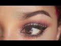 PINK EYESHADOW TUTORIAL ,MAKEUP FOR BROWN EYES