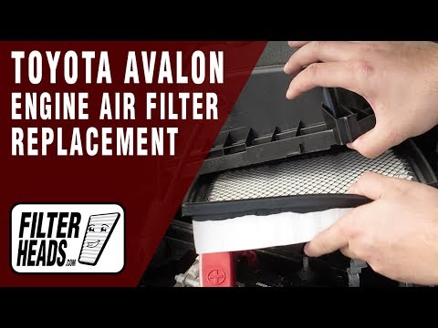 Расположение воздушного фильтра у Toyota Авалон