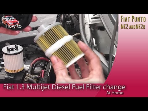 Fiat Multijet Fuel Filter Replacement