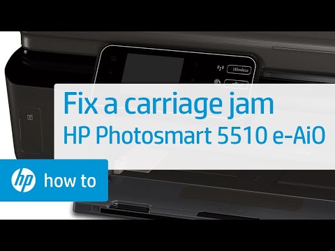 Fixing A Carriage Jam - HP Photosmart 5510 E-All-in-One Printer (B111a)