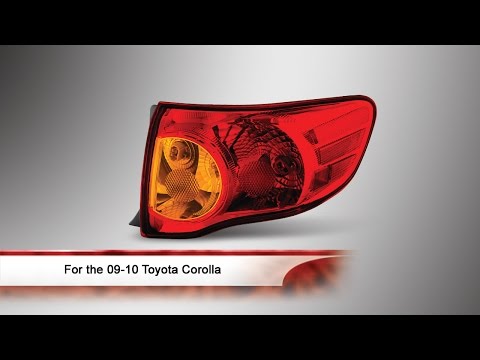 09-10 Toyota Corolla OEM Style Outer Tail Light