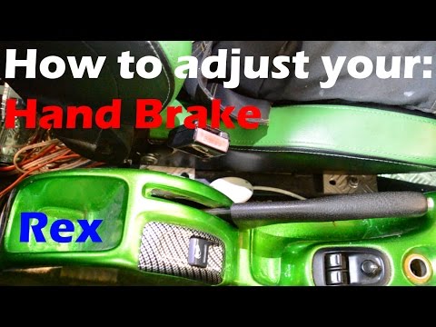 How to adjust the Hand Brake Cable - Peugeot (Easy - FULL GUIDE)