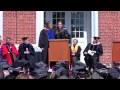 Kelly Tweito and Craig Tepper give the Commencement address