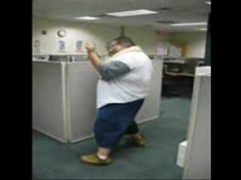 fat man dancing. Fat Man Dancing