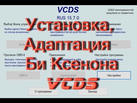 Кодировки Ксенона на VW Audi Skoda в VCDS Вася Диагност
