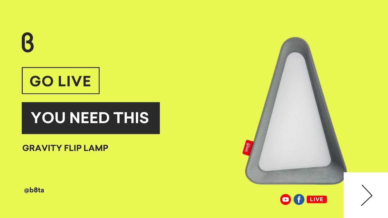 You Need This! featuring the Bay6 Design Gravity Flip Lamp