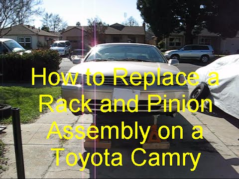 How to Replace a Rack and Pinion Assembly on a Toyota Camry