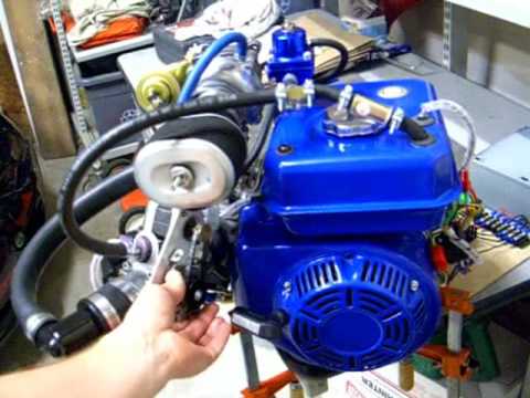 5.5hp Turbocharged Fuel Injected Engine - Bench Test
