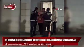 39 suç kaydı ve 19 yıl hapis cezası bulunuyor! Polis saklandığı bazanın altında yakaladı