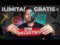 SORPRENDENTE! 8 IAs Gratuitas, Ilimitadas y SIN Registro ?? Crea de TODO de Forma F??CIL