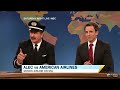 Alec Baldwin Mocks American Airline Incident on 'Saturday Night Live'