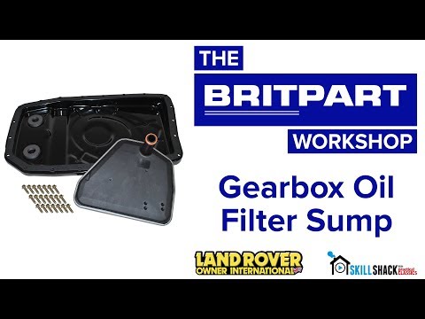 Replacing the gearbox oil filter sump the fast way on a Discovery 3, 4 and Range Rover Sport