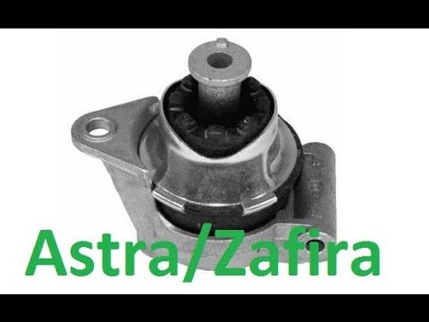 How to remove rear engine bush - Opel Zafira, Astra