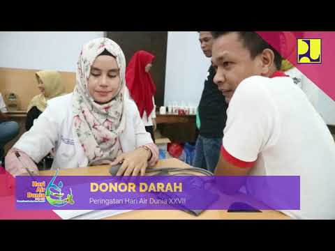 Donor Darah dalam Rangka Hari Air Dunia XXVII