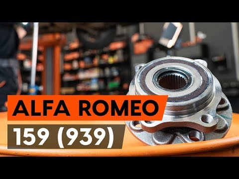 Как заменить передний подшипник ступицы ALFA ROMEO 159 1 (939) (ВИДЕОУРОК AUTODOC)