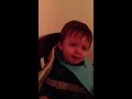 Miguel playing peek a boo