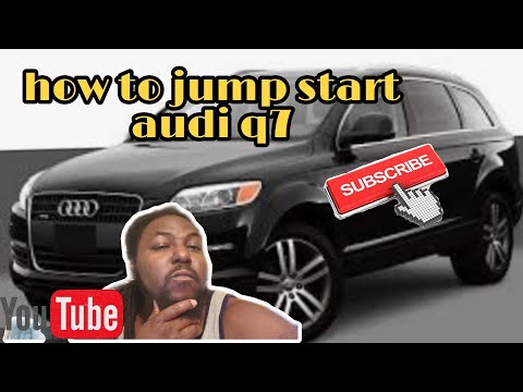 07 audi q7 battery location and how to jump start