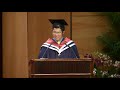 NTU Convocation 2013 HSS Valedictorian Speech