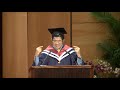 NTU Convocation 2013 HSS Valedictorian Speech