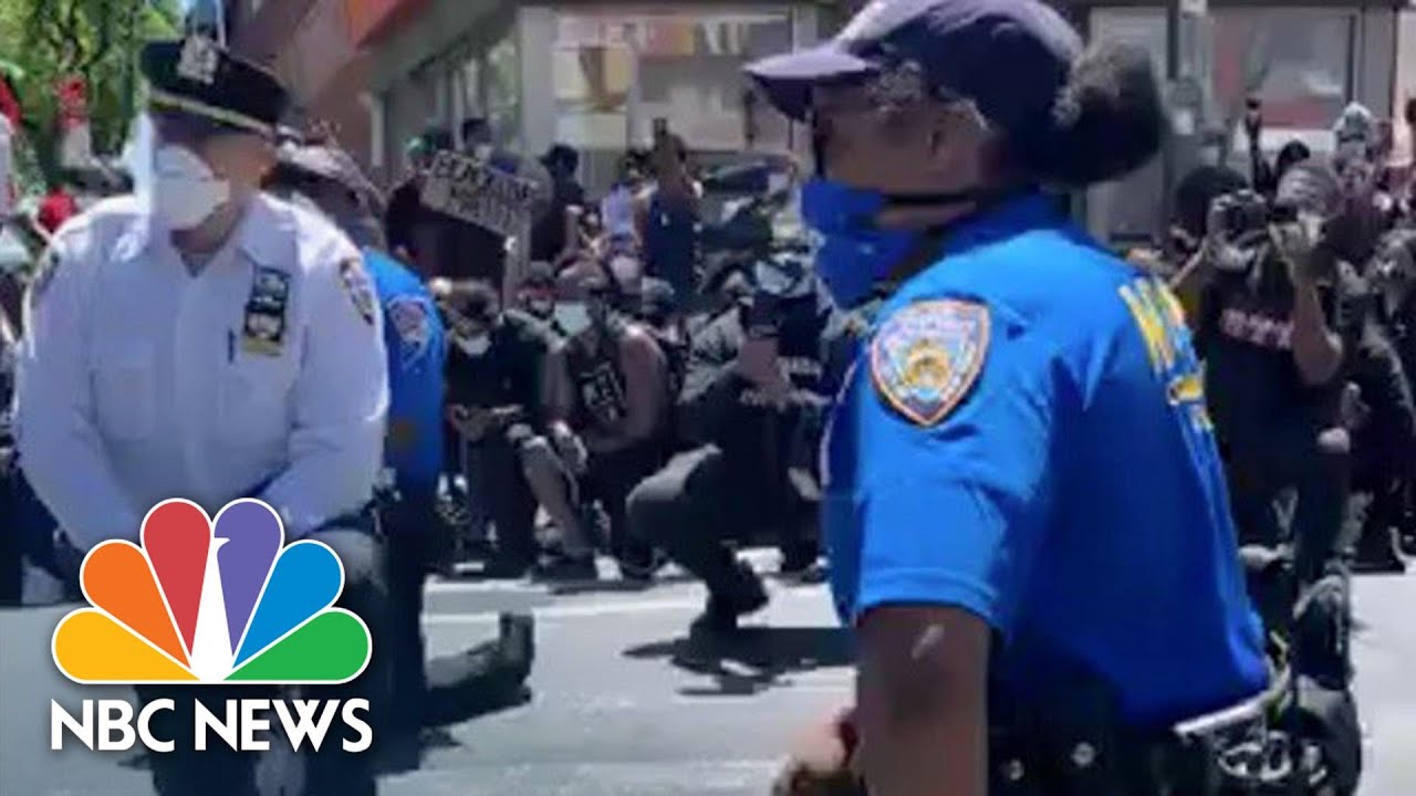 New York Police Take a Knee Too